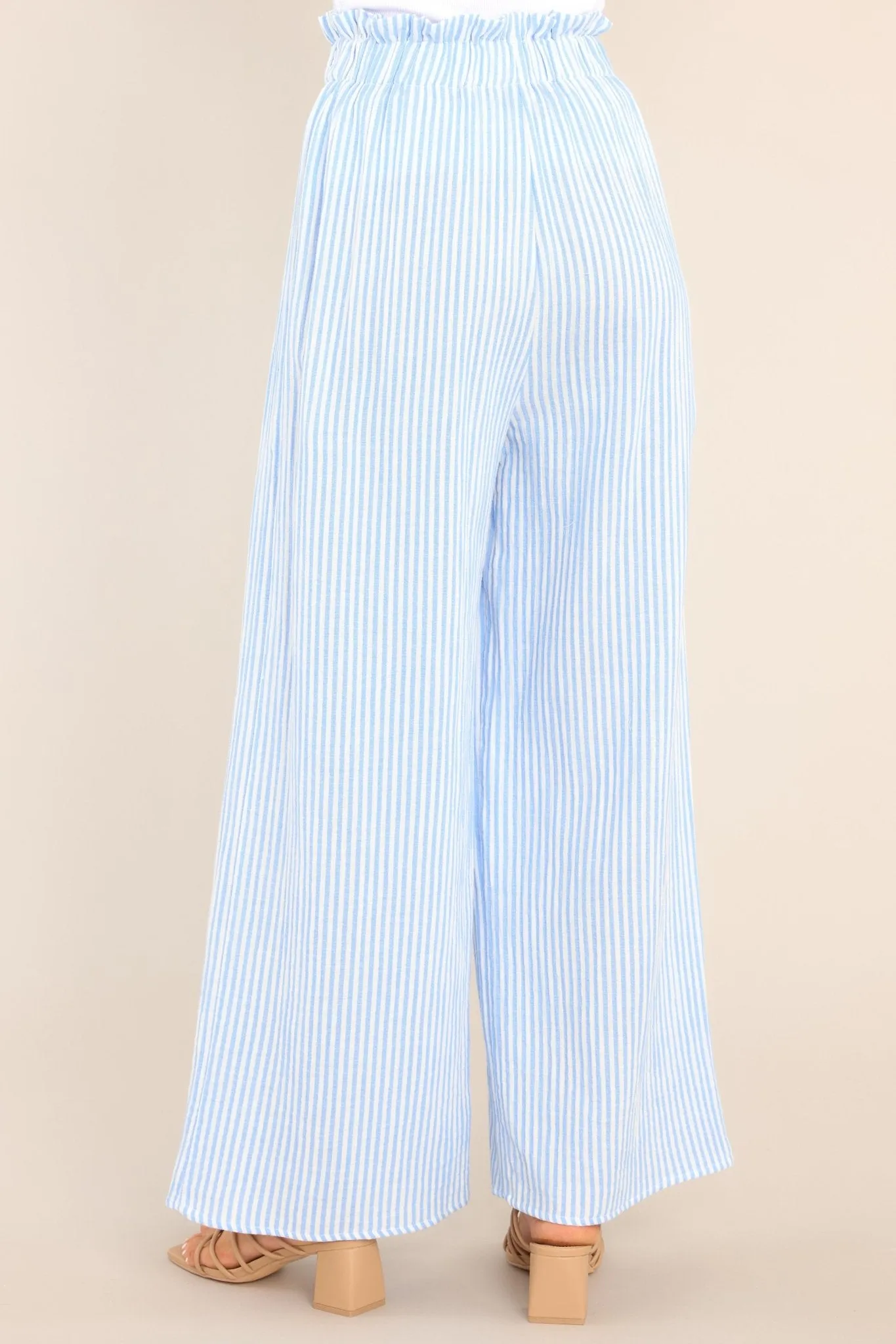 Don’t Call it a Comeback Blue & White Striped Pants