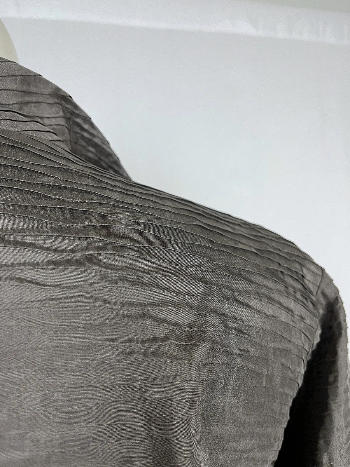 Eileen Fisher Size 1X (18) Taupe/Gray Pants Jacket Suit Set