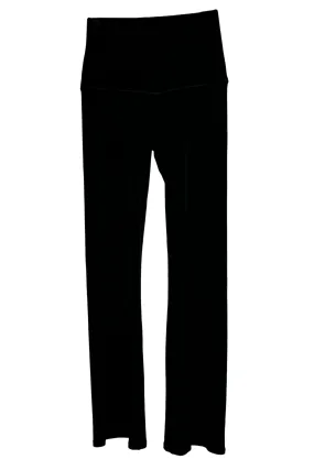 Elastic waistband single layer pants