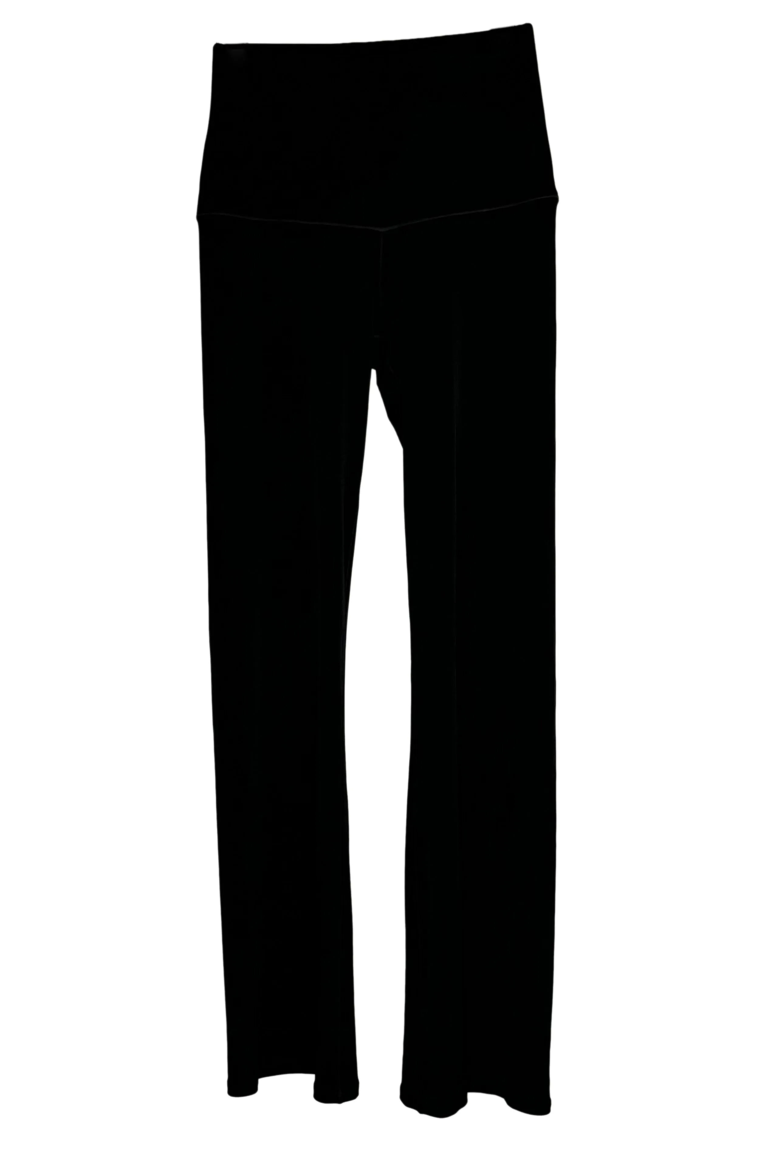 Elastic waistband single layer pants