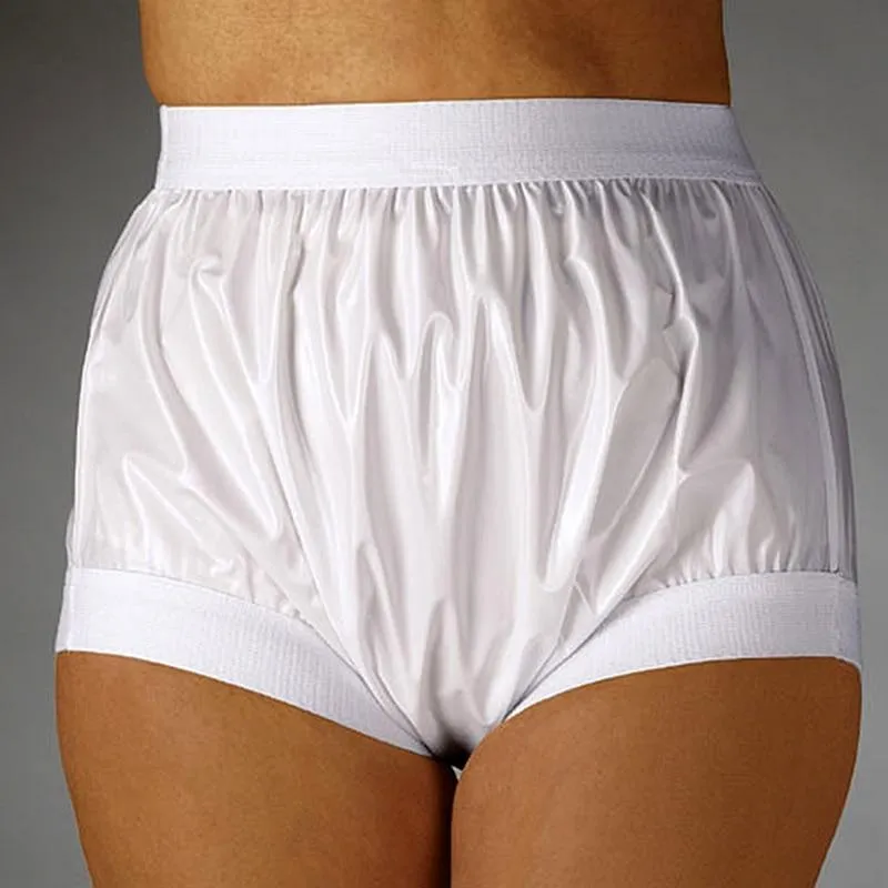 Elderly Incontinence Reusable Waterproof Elastic Adult Diapers (White)