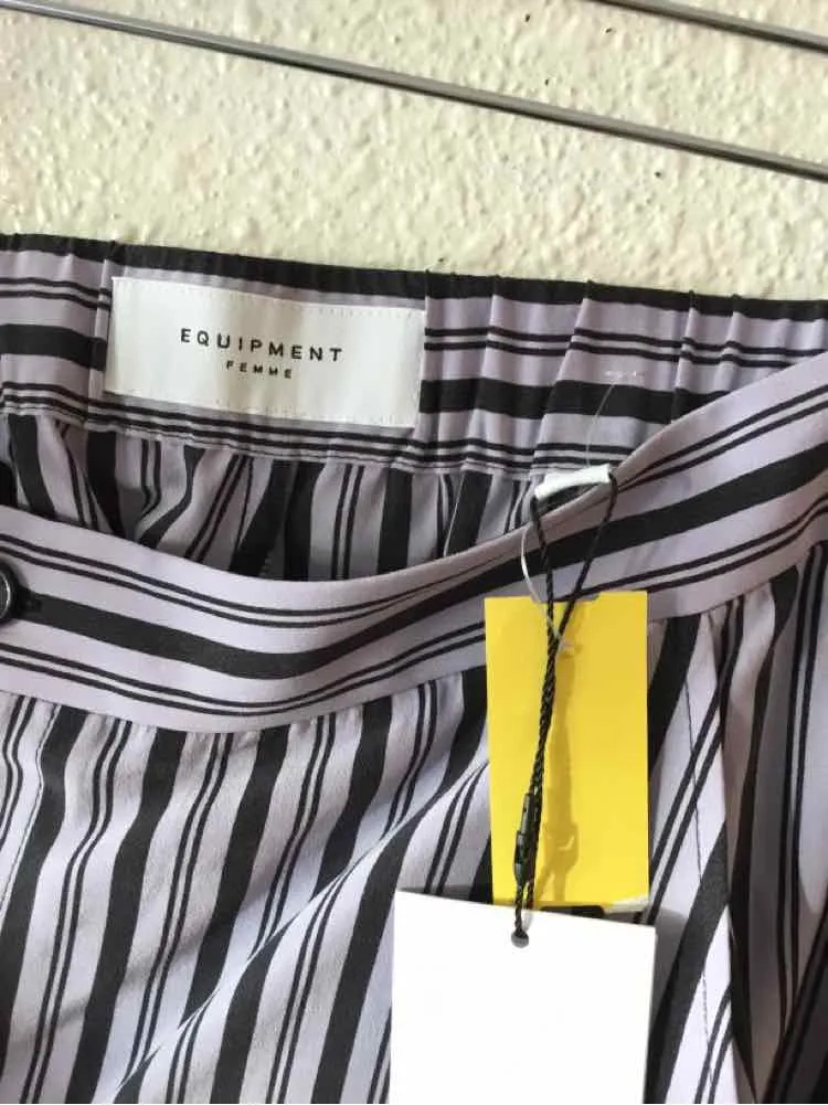 Equipment Femme Purple and navy Pants