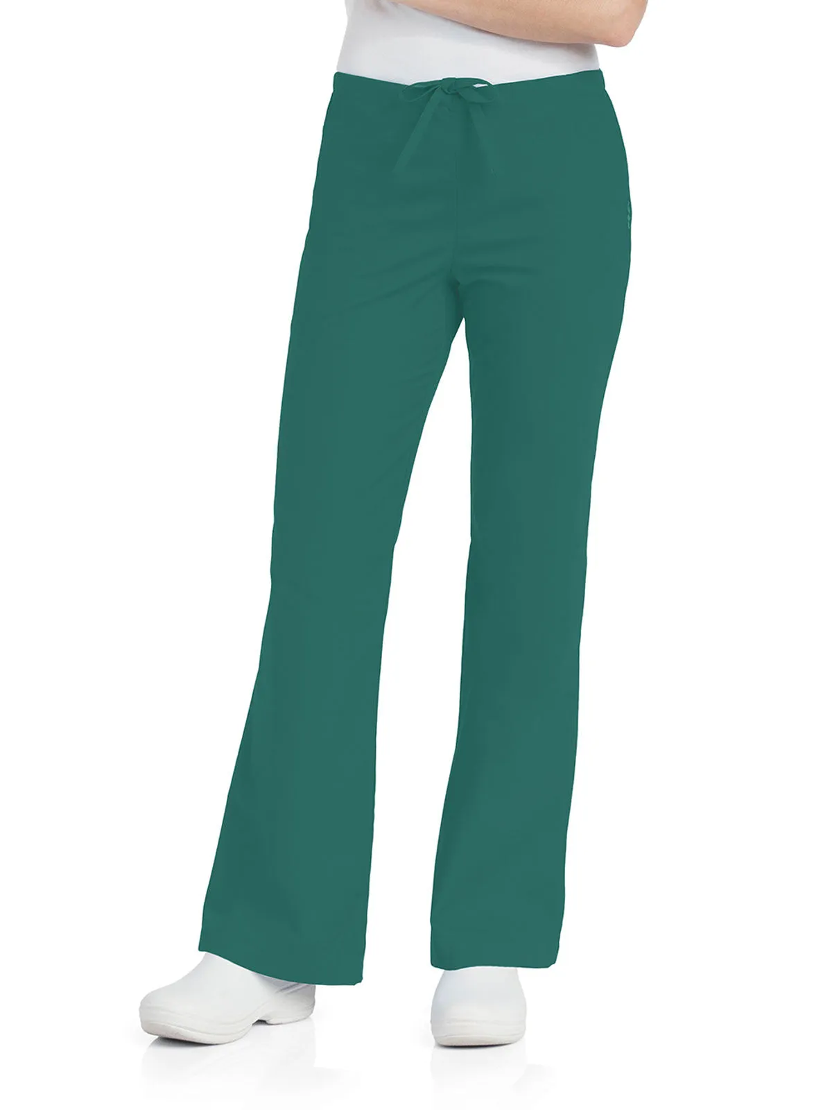 Essentials - Women's Natural Fit Flare Leg Scrub Pants [2]