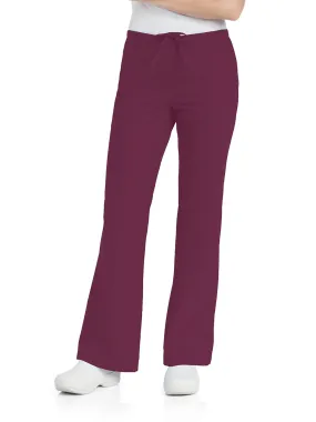 Essentials - Women's Natural Fit Flare Leg Scrub Pants [2]