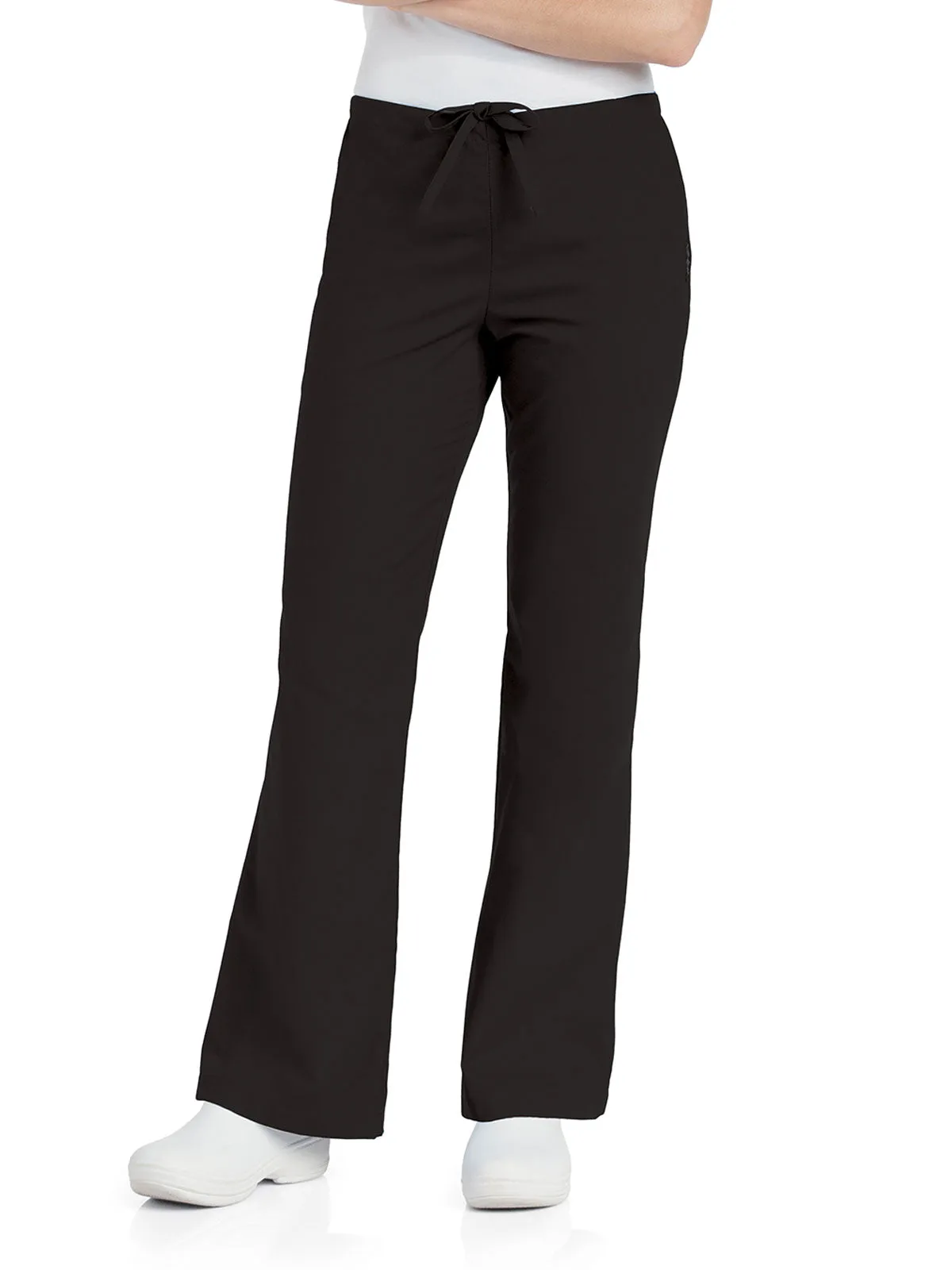 Essentials - Women's Natural Fit Flare Leg Scrub Pants [2]