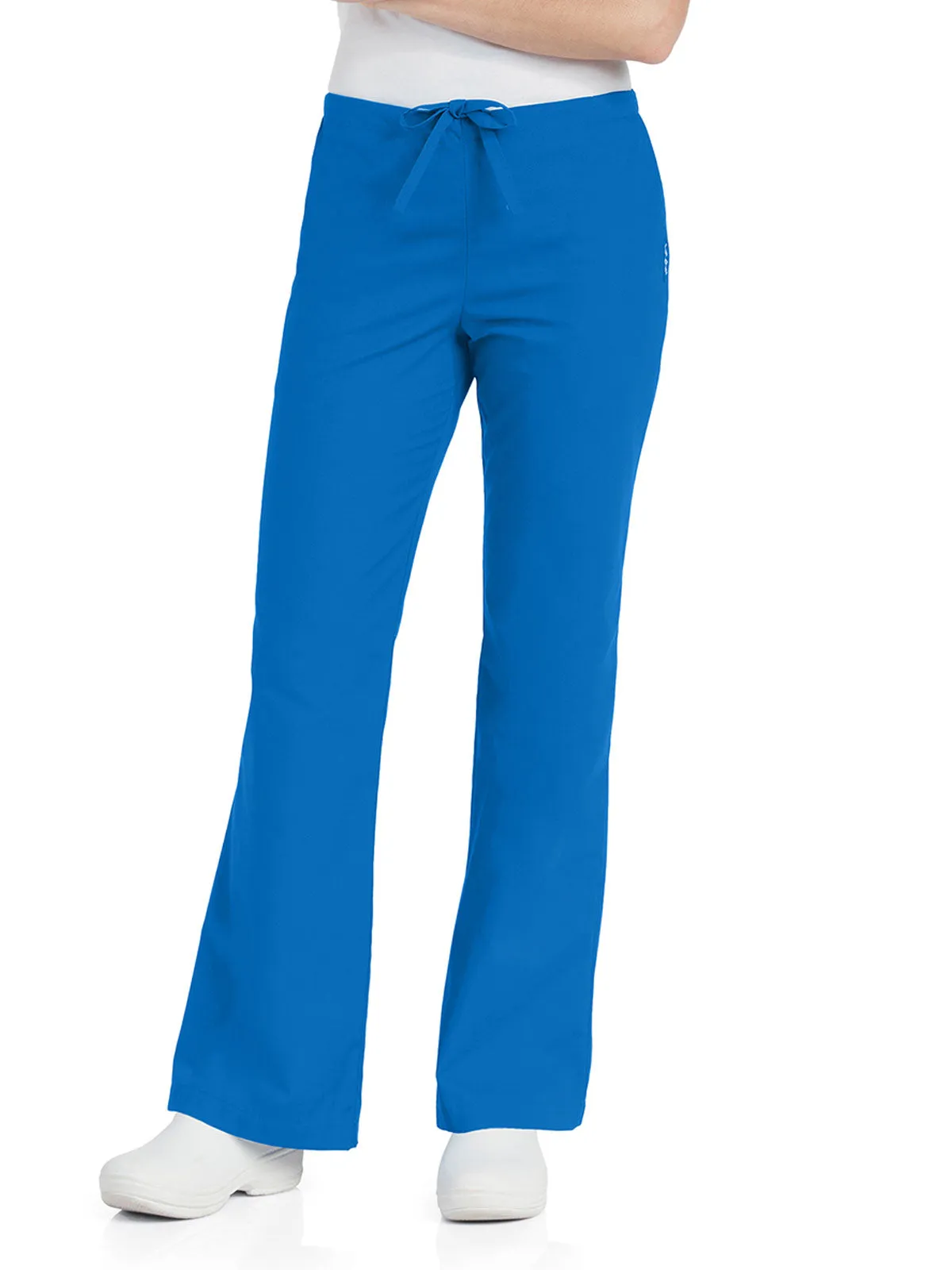 Essentials - Women's Natural Fit Flare Leg Scrub Pants [2]