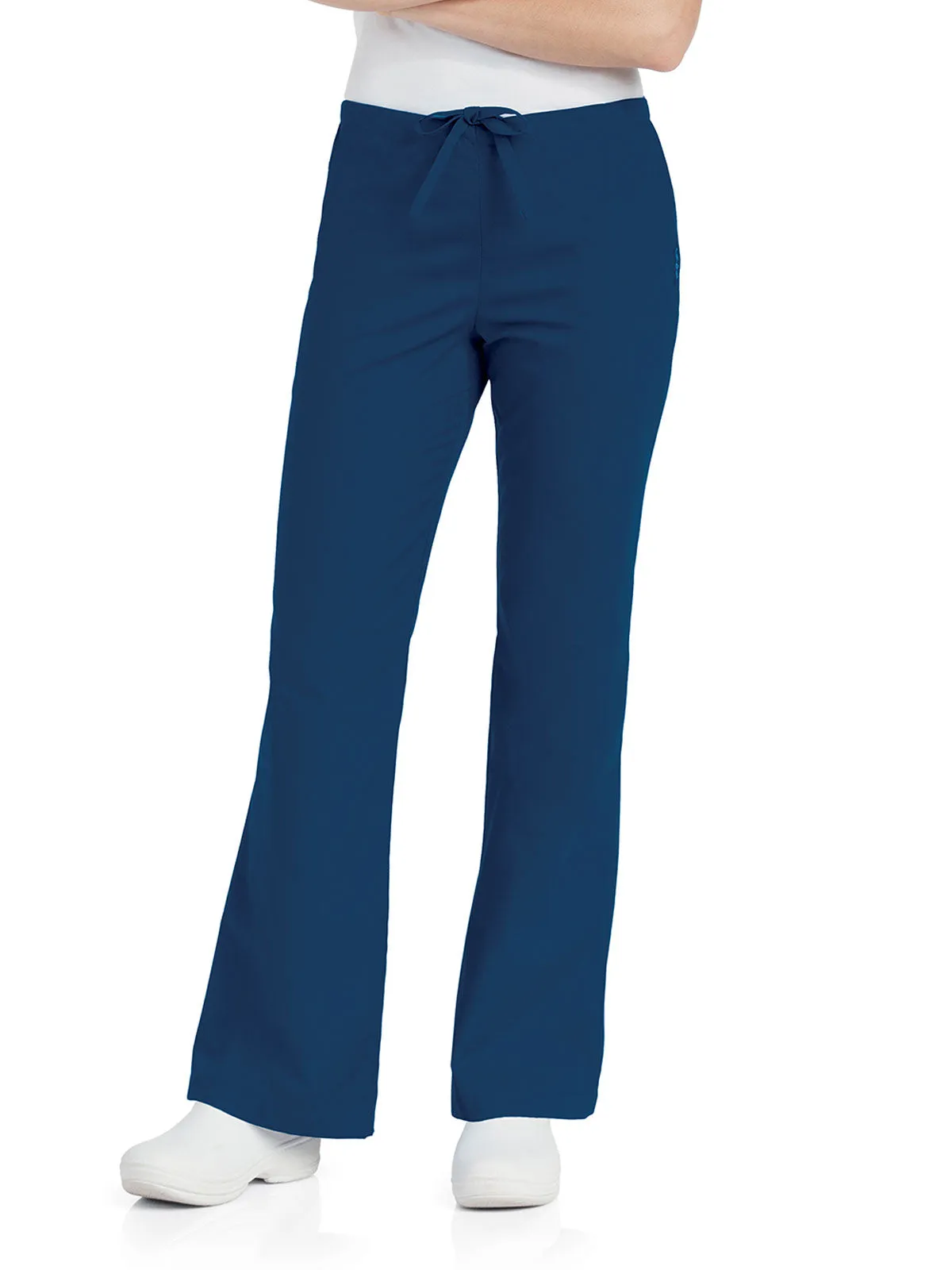 Essentials - Women's Natural Fit Flare Leg Scrub Pants [2]