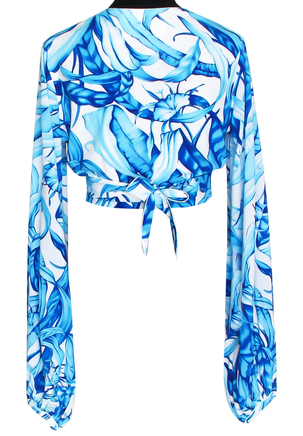 Euphoria - Mystic Forest Cropped Blouse (Off-White)