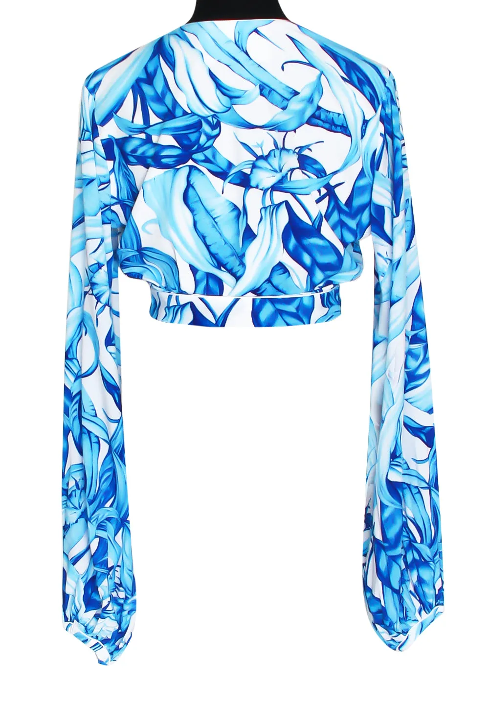 Euphoria - Mystic Forest Cropped Blouse (Off-White)