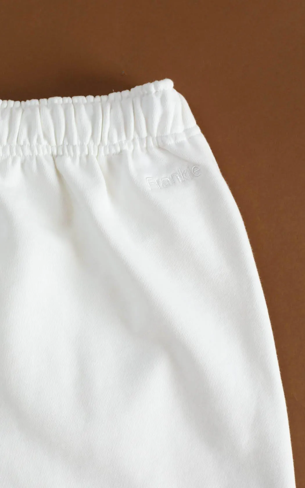 Frankie 100% Organic Cotton Sweatpants - WHITE M, XXL