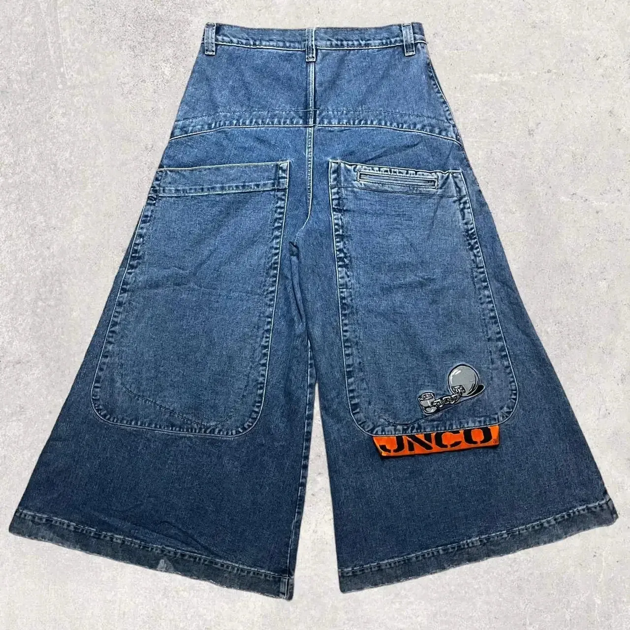 Getadme Jeans Y2K Harajuku Hip Hop Lucky 7 Graphic Print Baggy Jeans Men Women New Gothic High Waist Wide Leg Trousers Streetwear