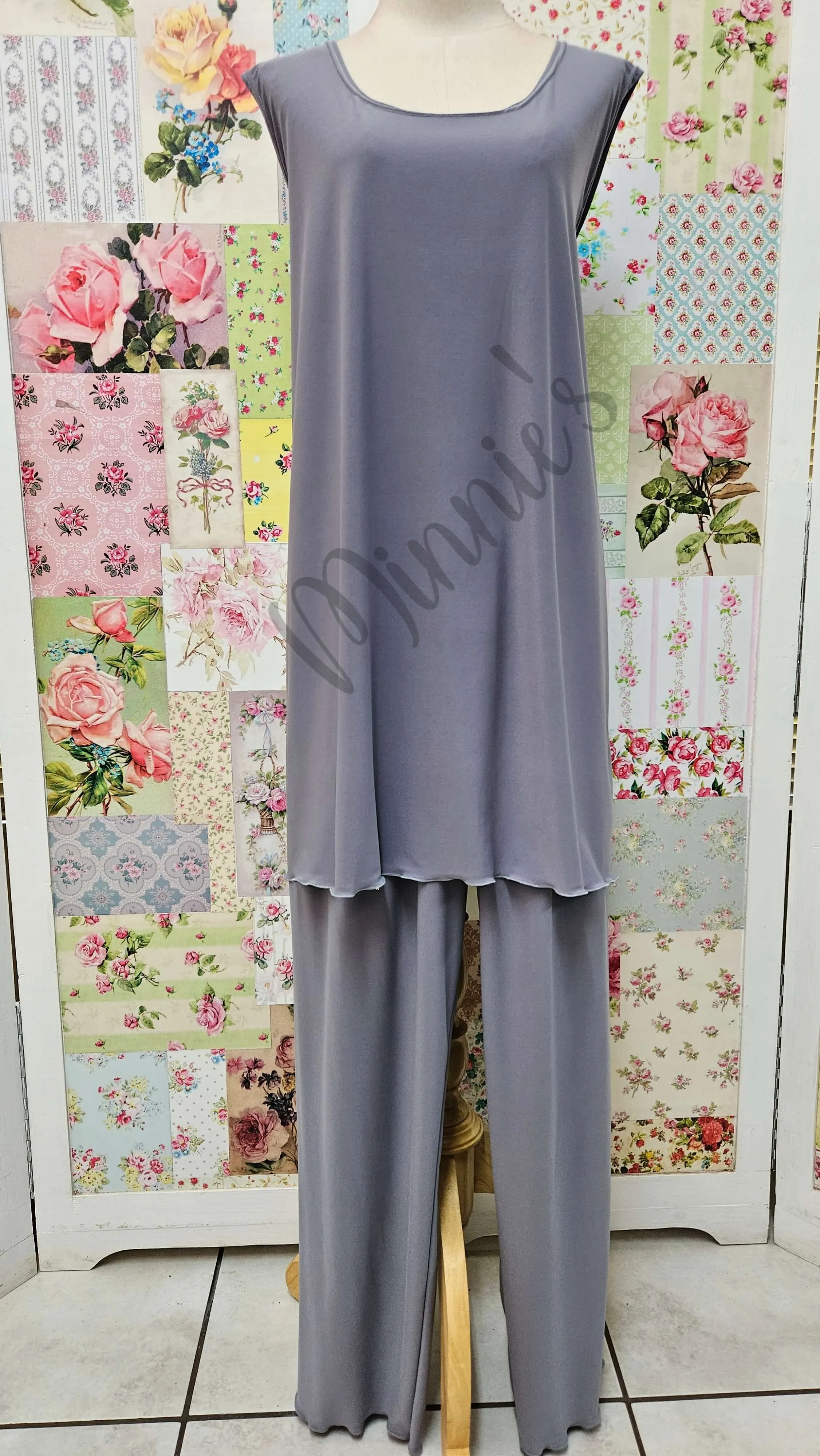 Grey 3-Piece Pants Set LR0594