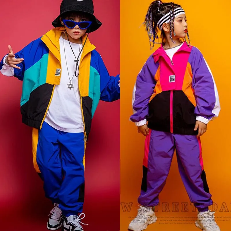 #H213 Hip Hop Jacket- Jogger Pants- Costumes- Street wear