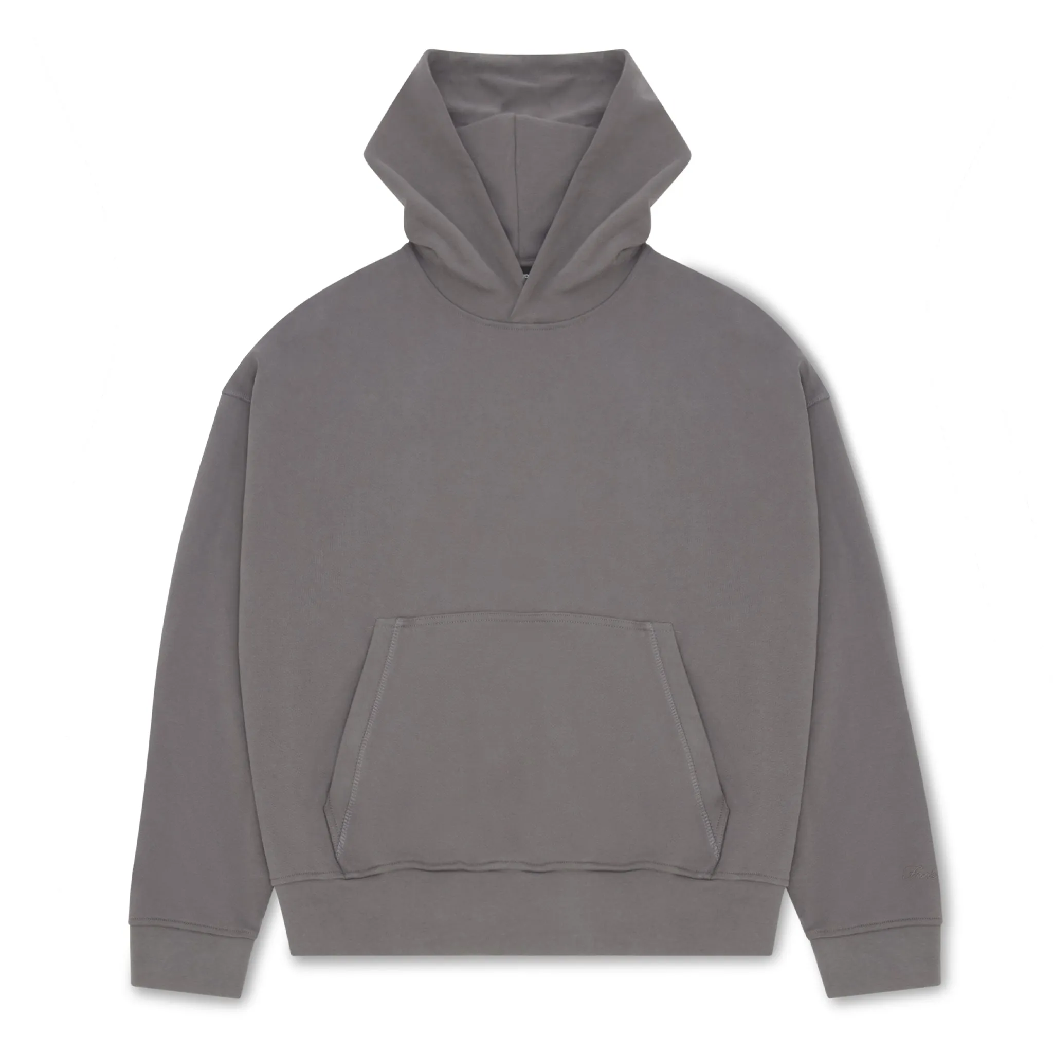 Heavyweight Box Fit Hoodie | Dark Grey