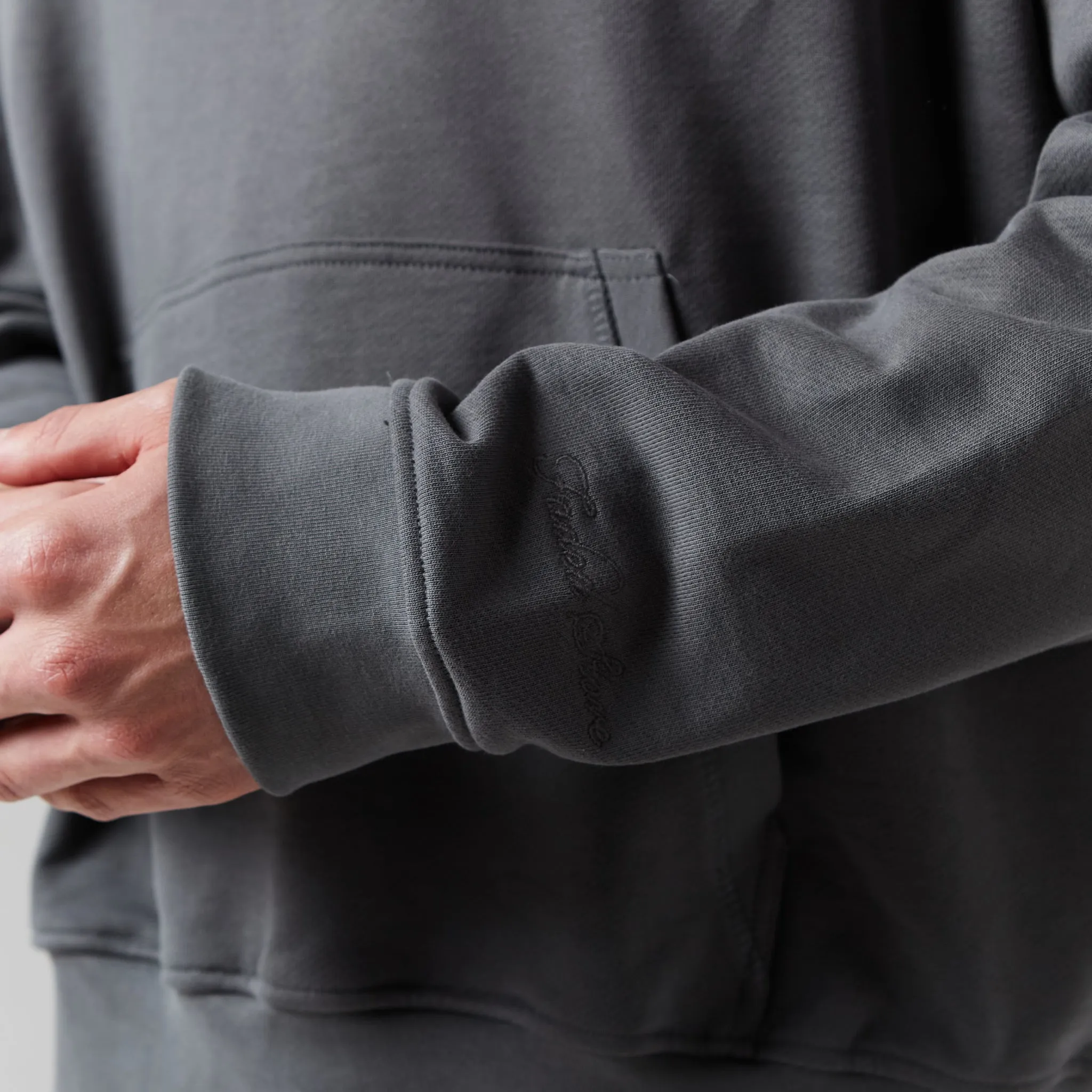 Heavyweight Box Fit Hoodie | Dark Grey