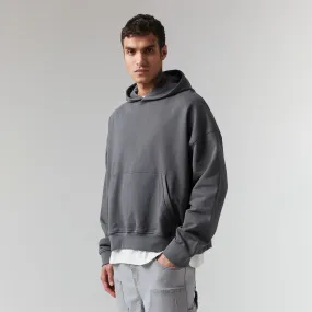 Heavyweight Box Fit Hoodie | Dark Grey