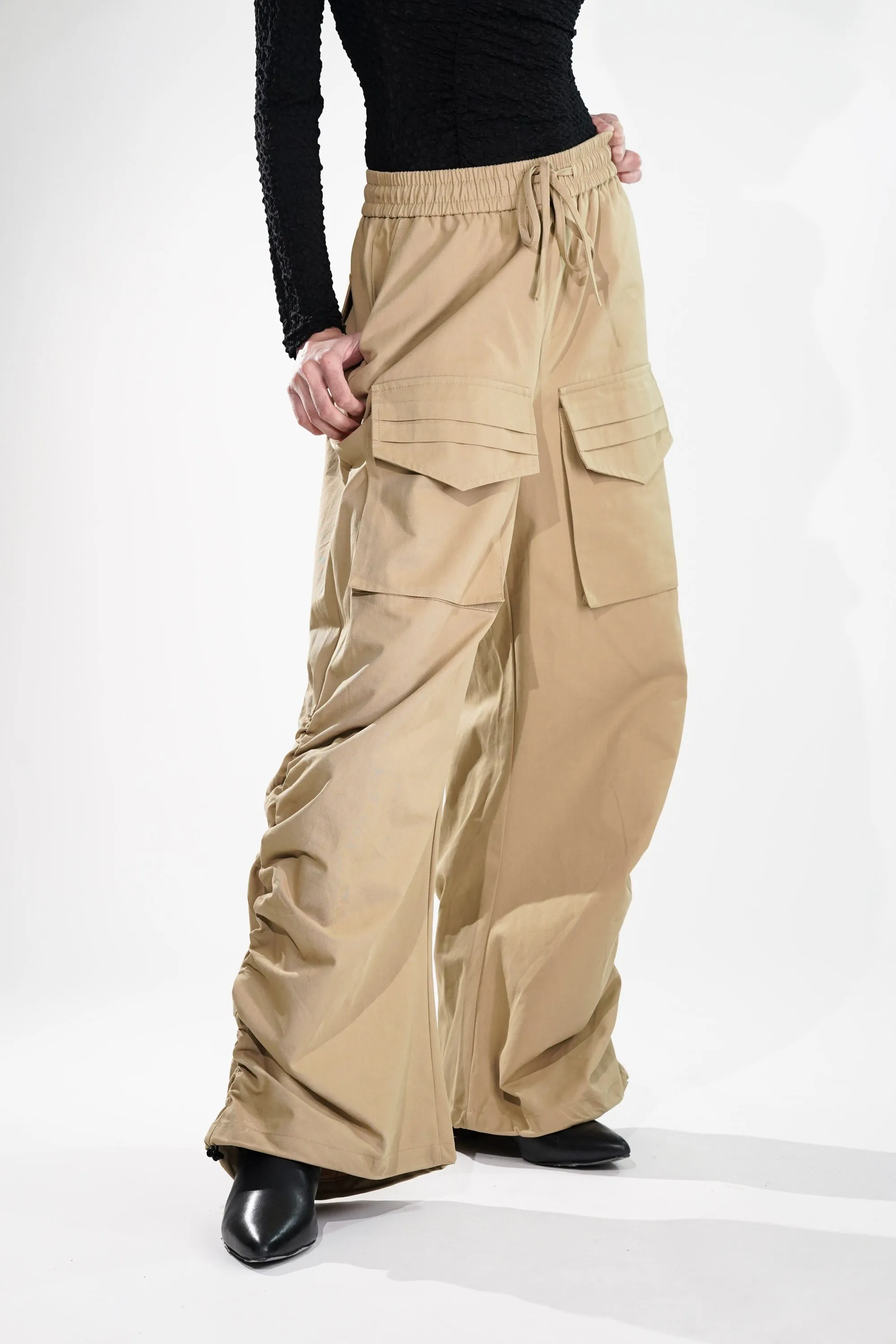 Khaki Comfort Cargo Pants
