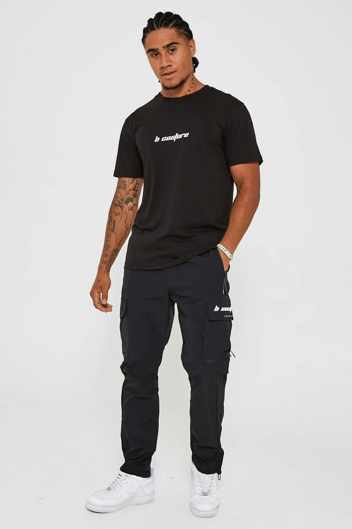 King Street Cargo Pants 2 Pack - Black/Dark Grey