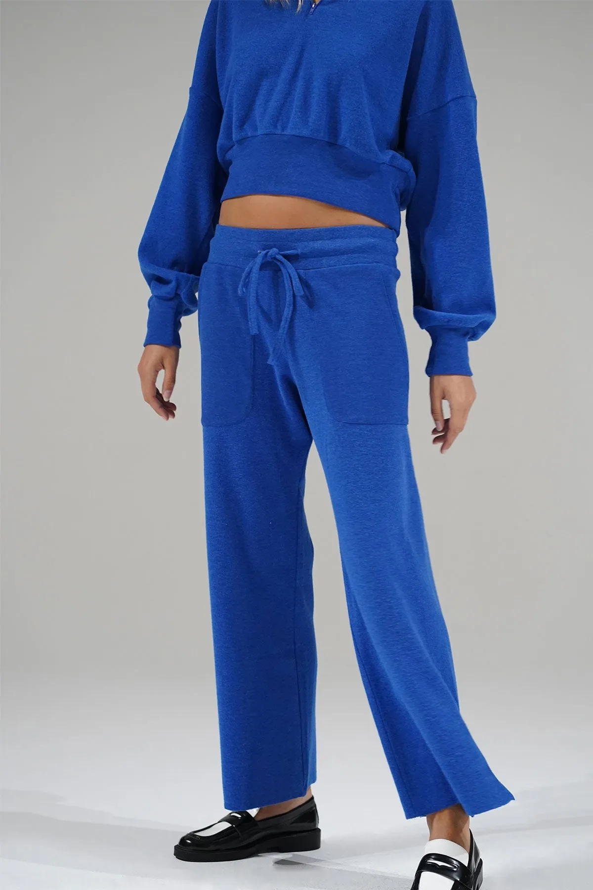 Kismet Brushed Pant - Blue Lemonade