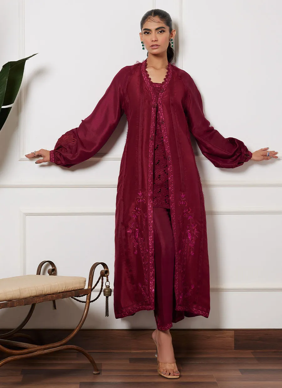 Lea Autumn Winter '23 - Edrice Scarlet Shirt And Slip