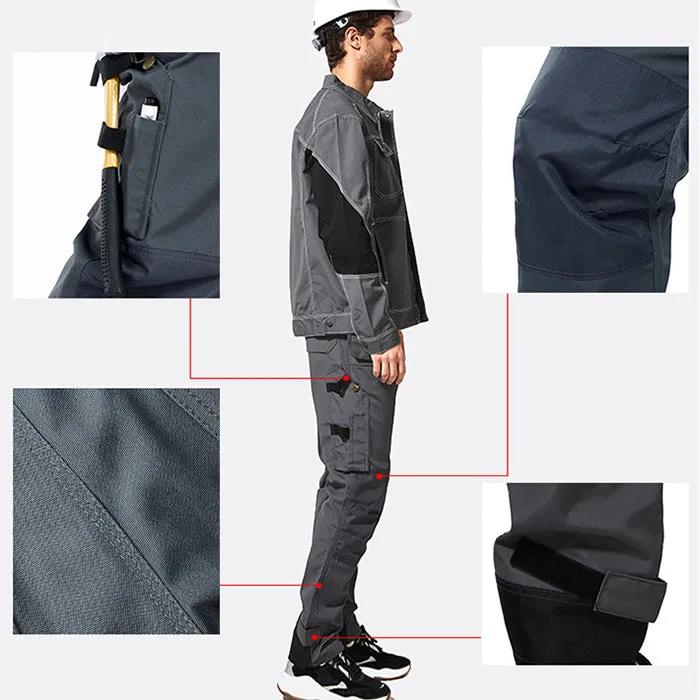 Loose Multi-pocket Wear-resistant Men's Machine Repair Pants