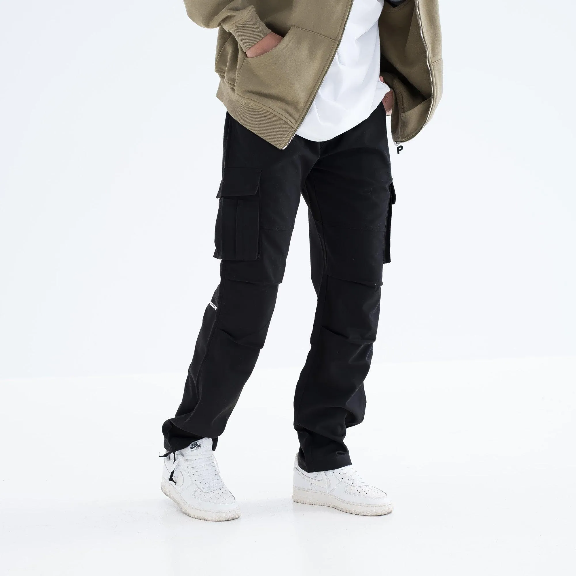 Luxury Cargo Pants - Black