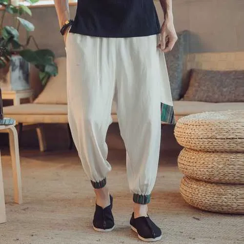 Men's Ethnic Style Vintage Loose Pants
