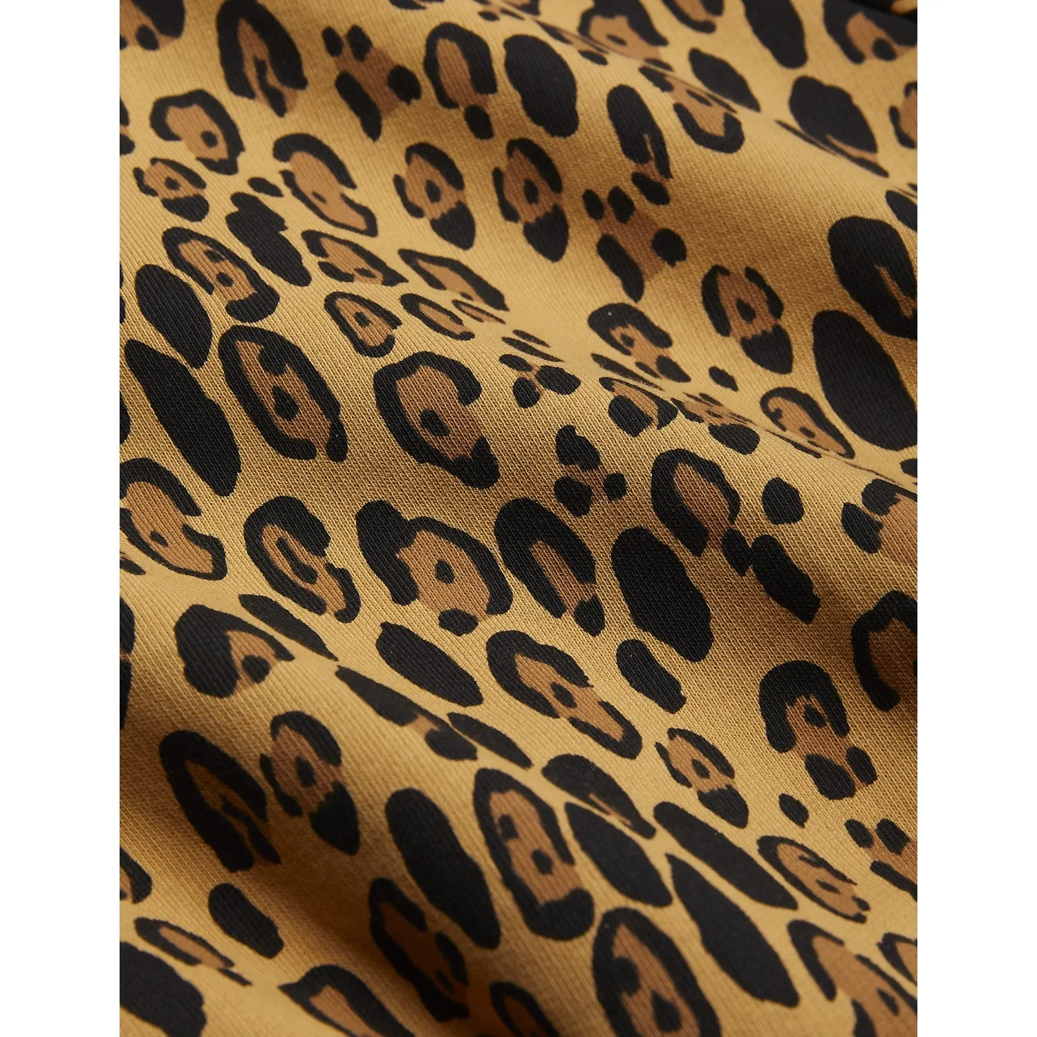 Mini Rodini Beige Basic Leopard Sweatpants
