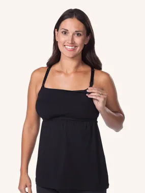 Modern Square Neck Maternity to Nursing Tank