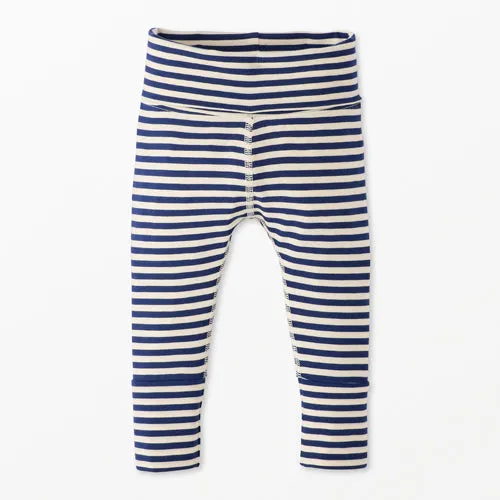 Navy Stripe Wiggle Pant