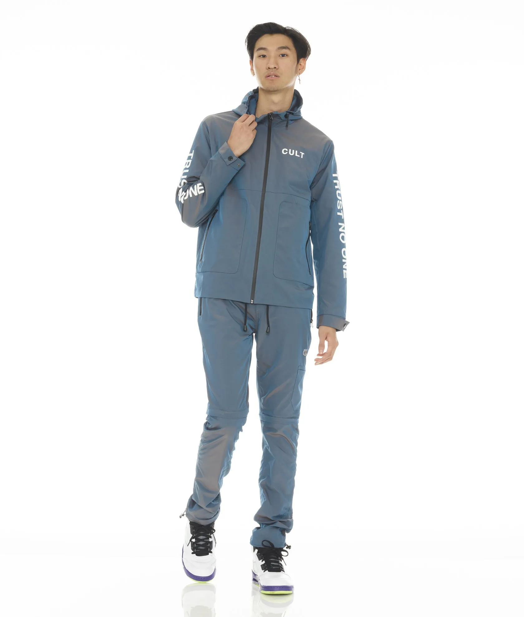 NYLON JACKET IN SEAFOAM