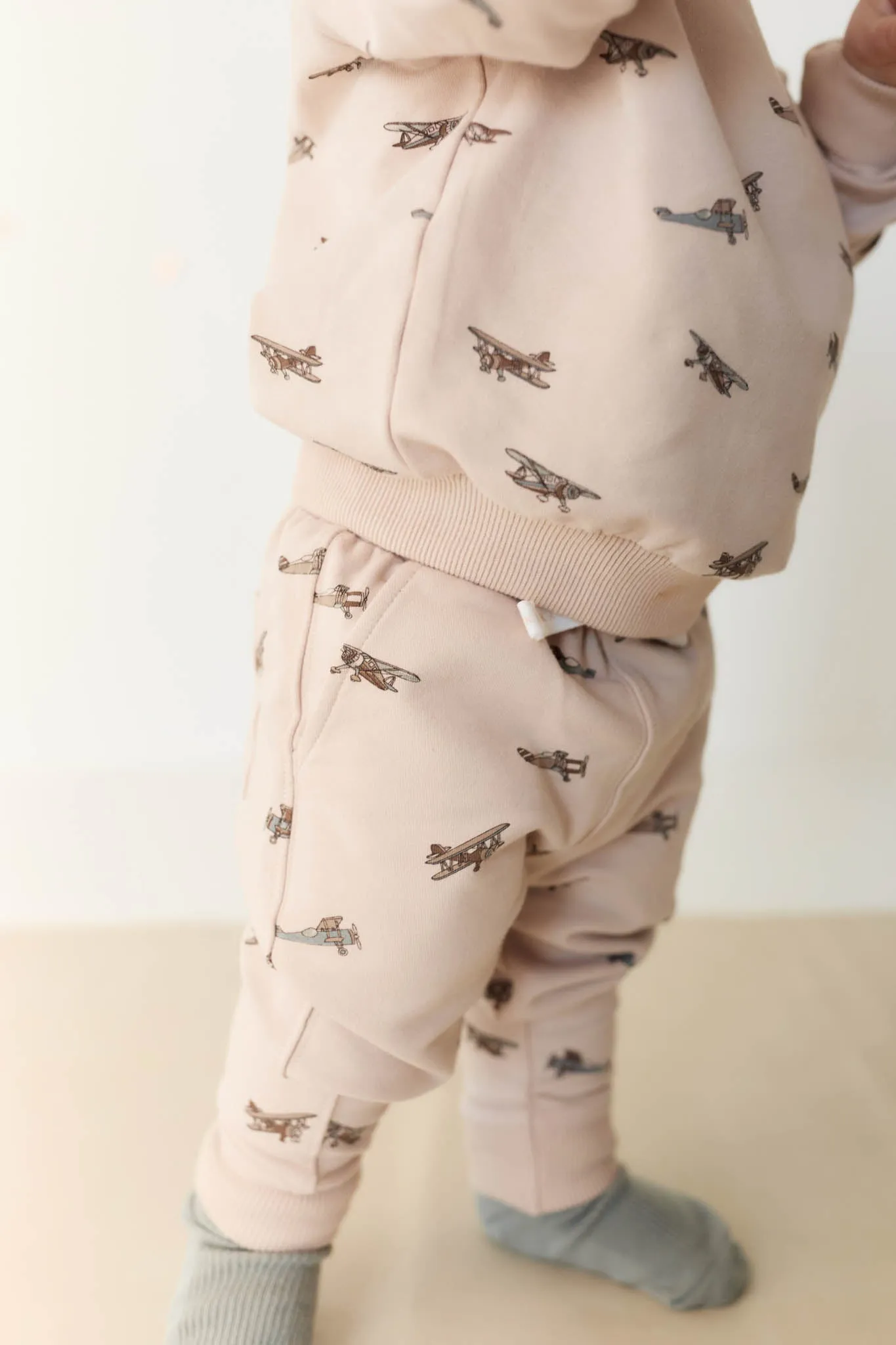 Organic Cotton Jalen Track Pant - Avion Large Shell