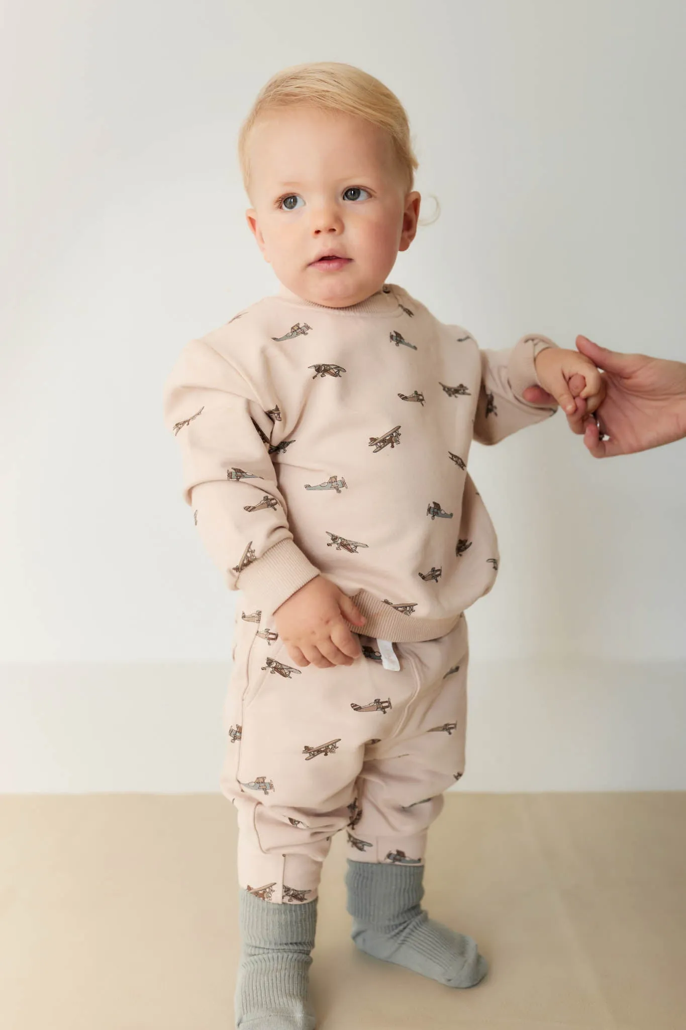 Organic Cotton Jalen Track Pant - Avion Large Shell