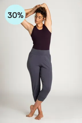 Organic Cotton Slouchy Capri Pants
