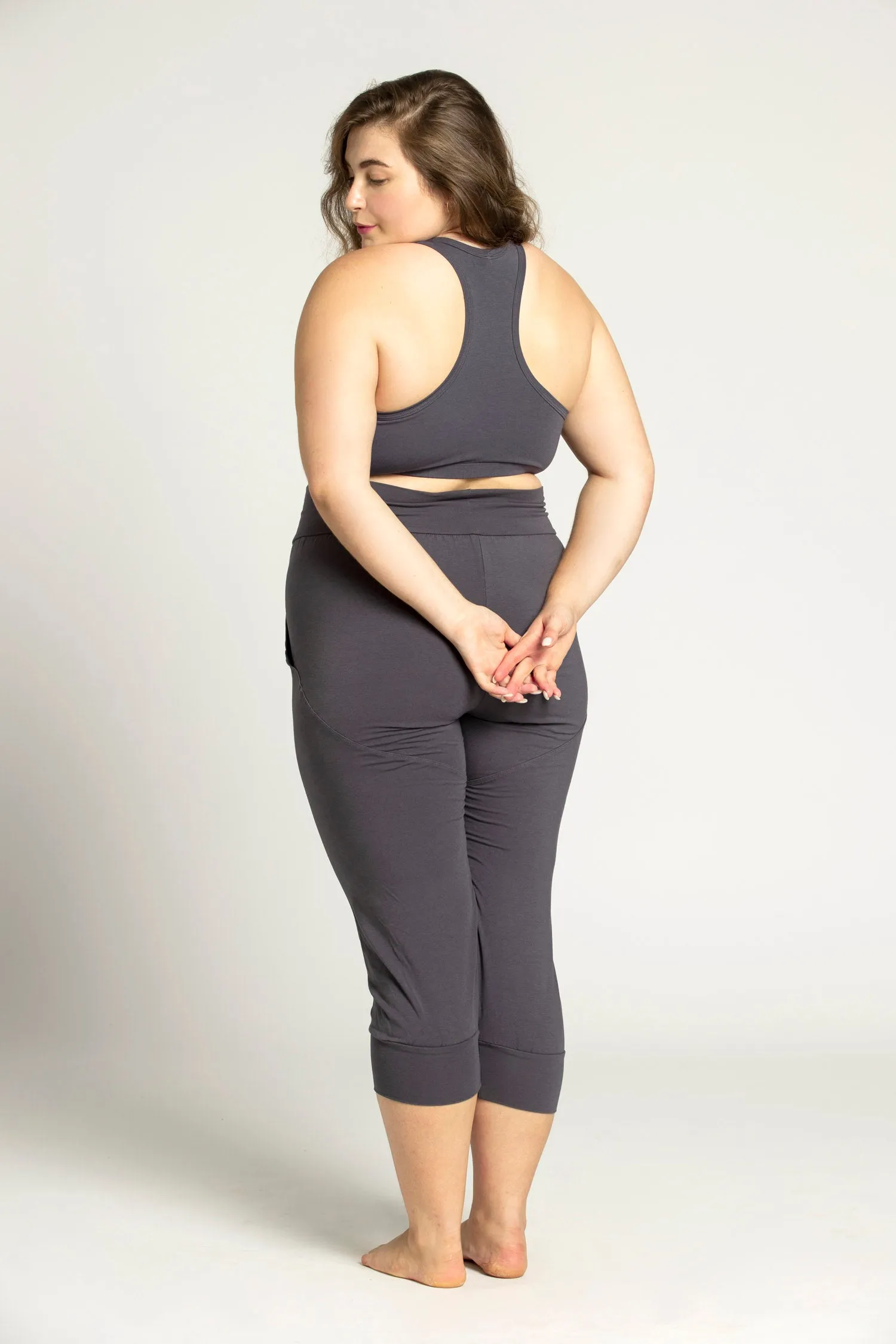 Organic Cotton Slouchy Capri Pants