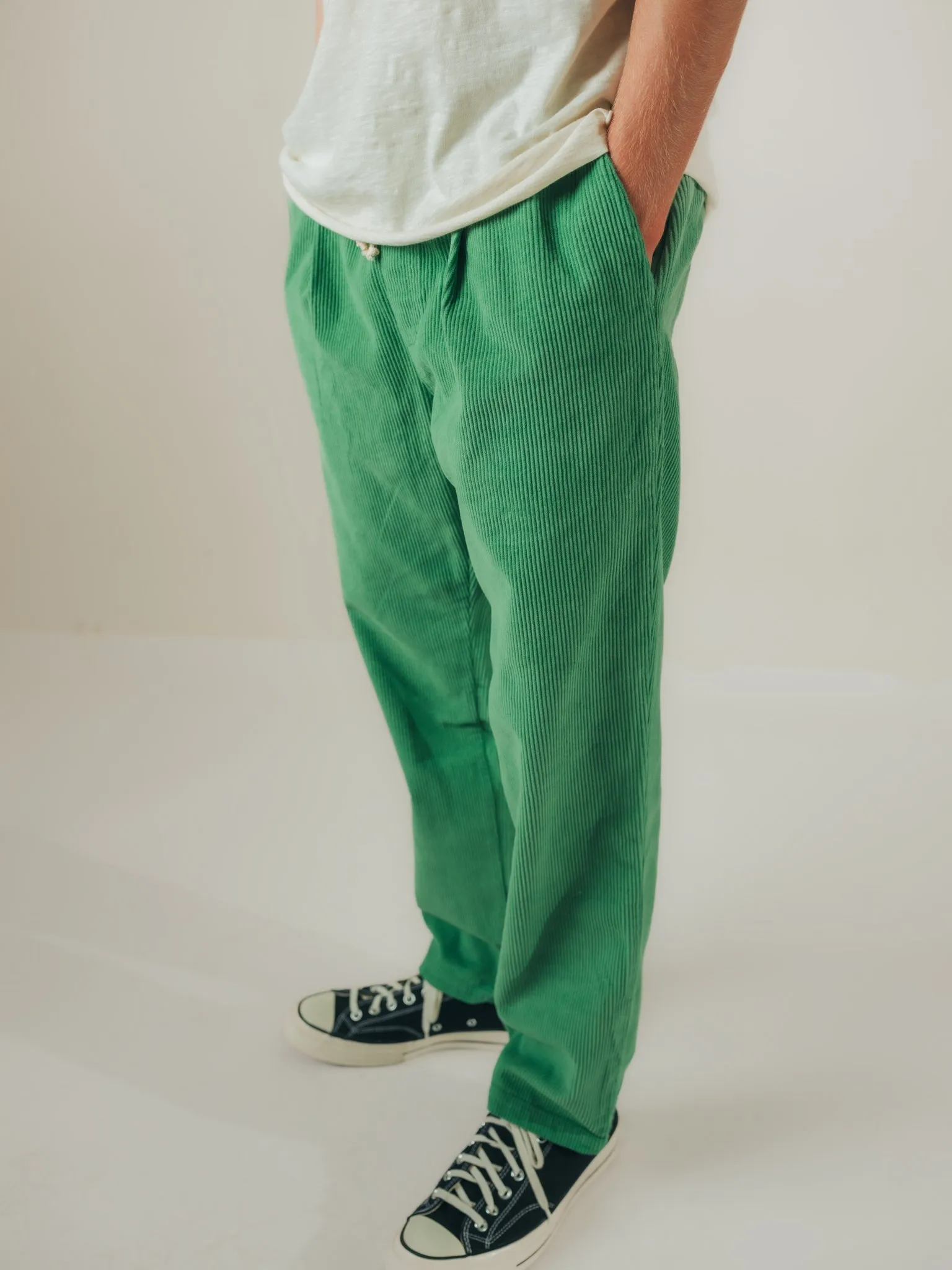 PANTS CORDS TURTLE GREEN