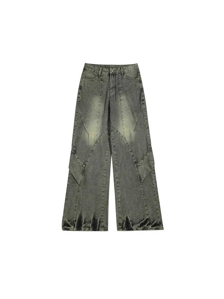 Pants Damaged Osh Wide-Loose Denim