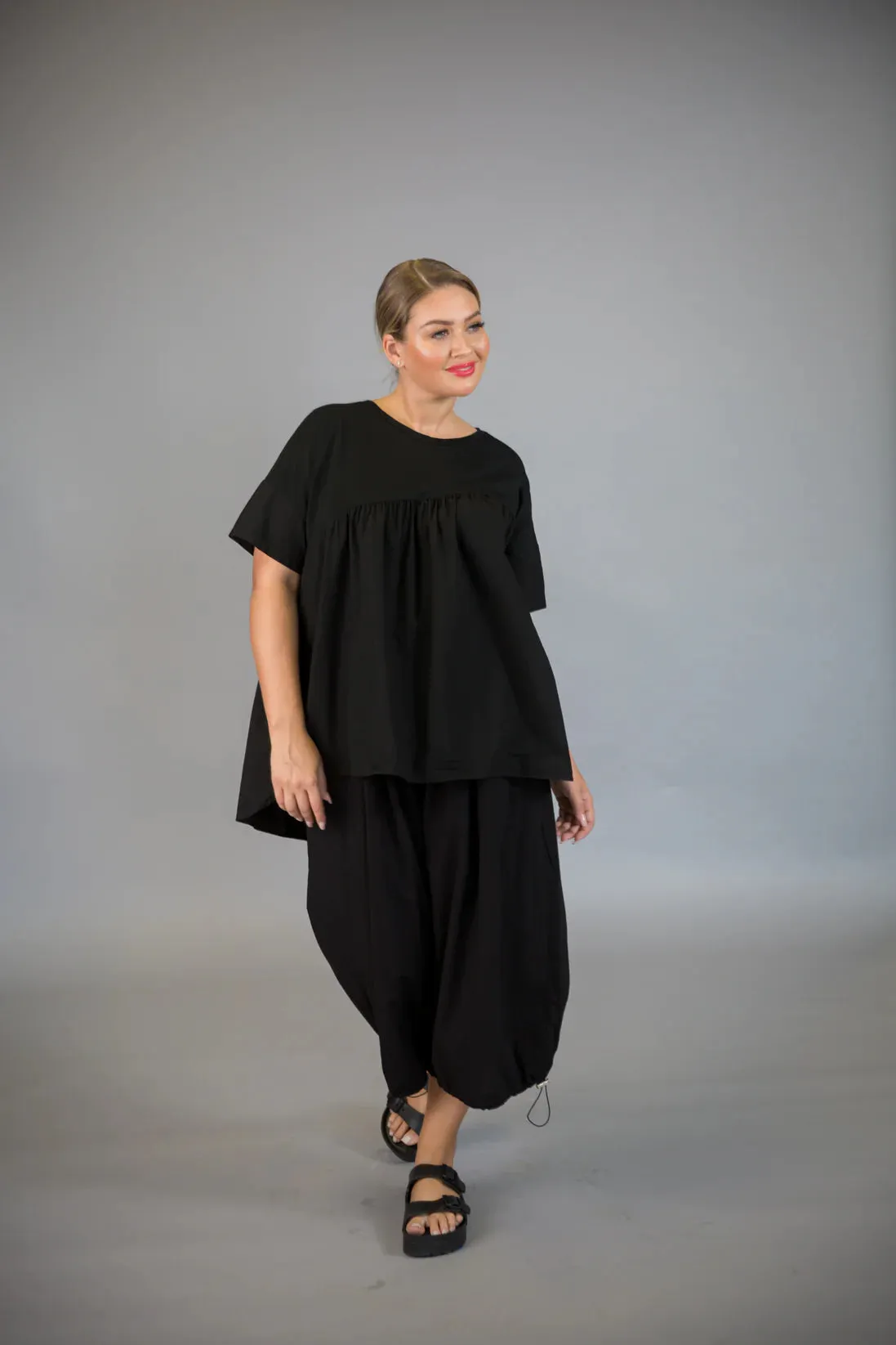 Paolo Tricot, MD3910 Wide Cotton Crop Pant