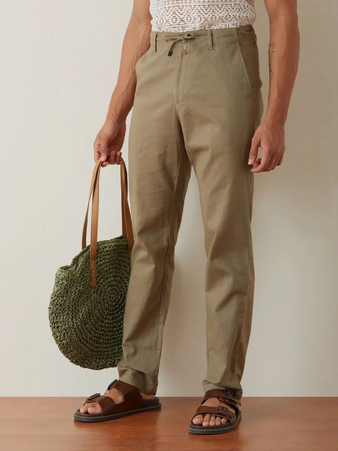 Pista Plain Loose Pants