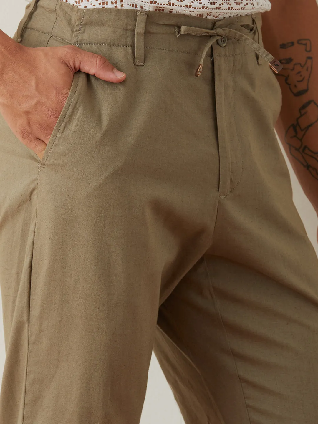 Pista Plain Loose Pants