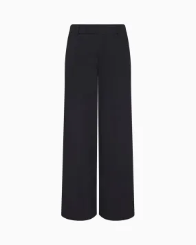 Poplin Low Rise Trouser | Black
