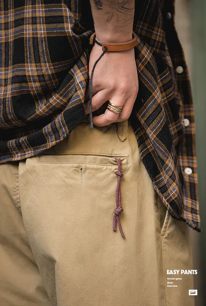 Retro Casual Easy Pants