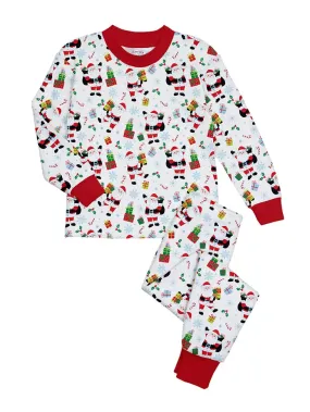 Secret Santa classic top and pant pj hi