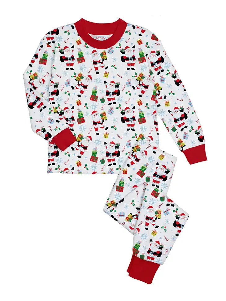 Secret Santa classic top and pant pj hi