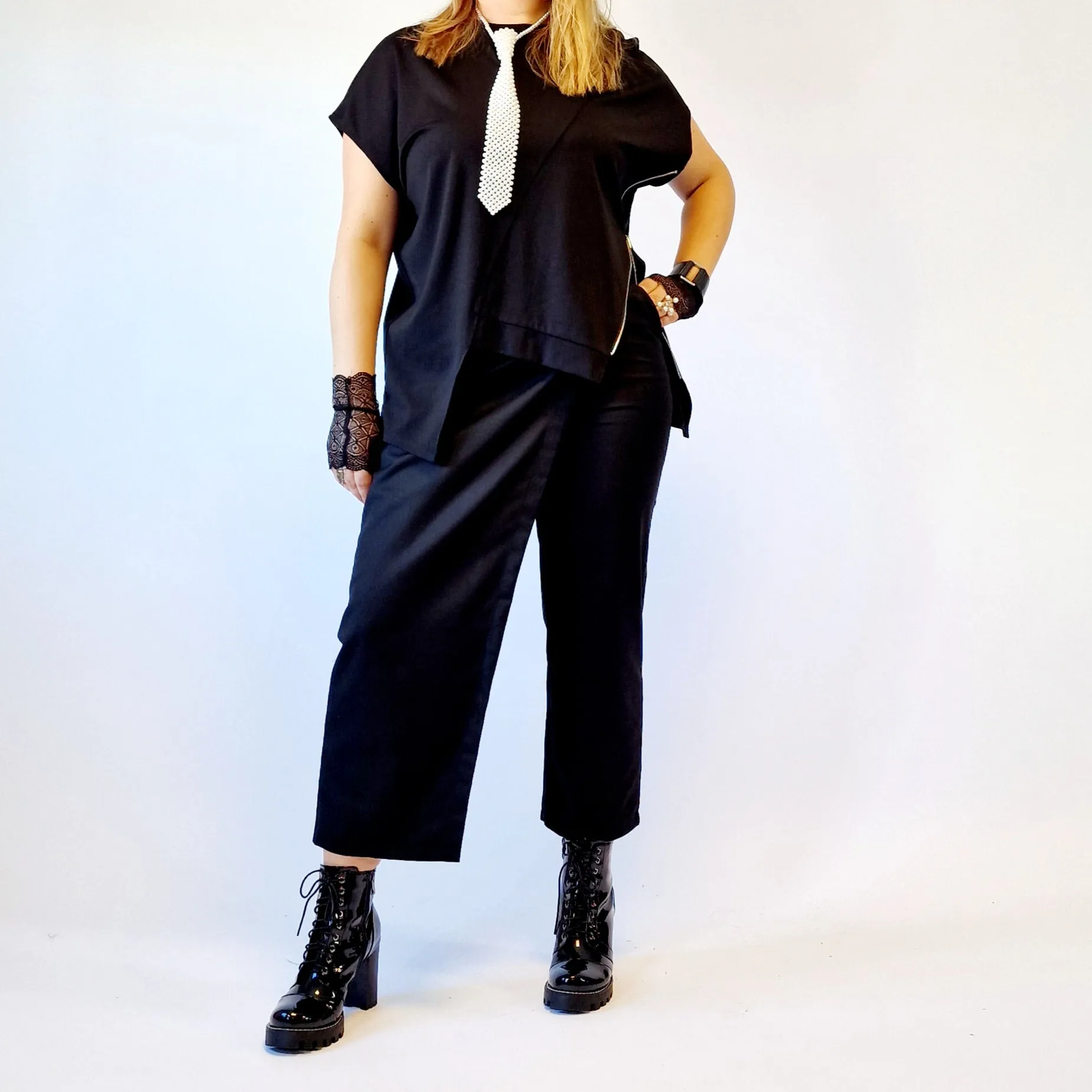 Simple Moderne Zip it T-shirt