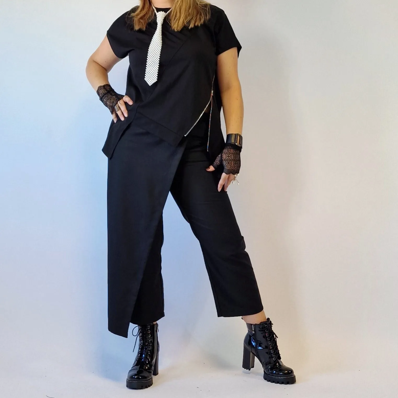 Simple Moderne Zip it T-shirt