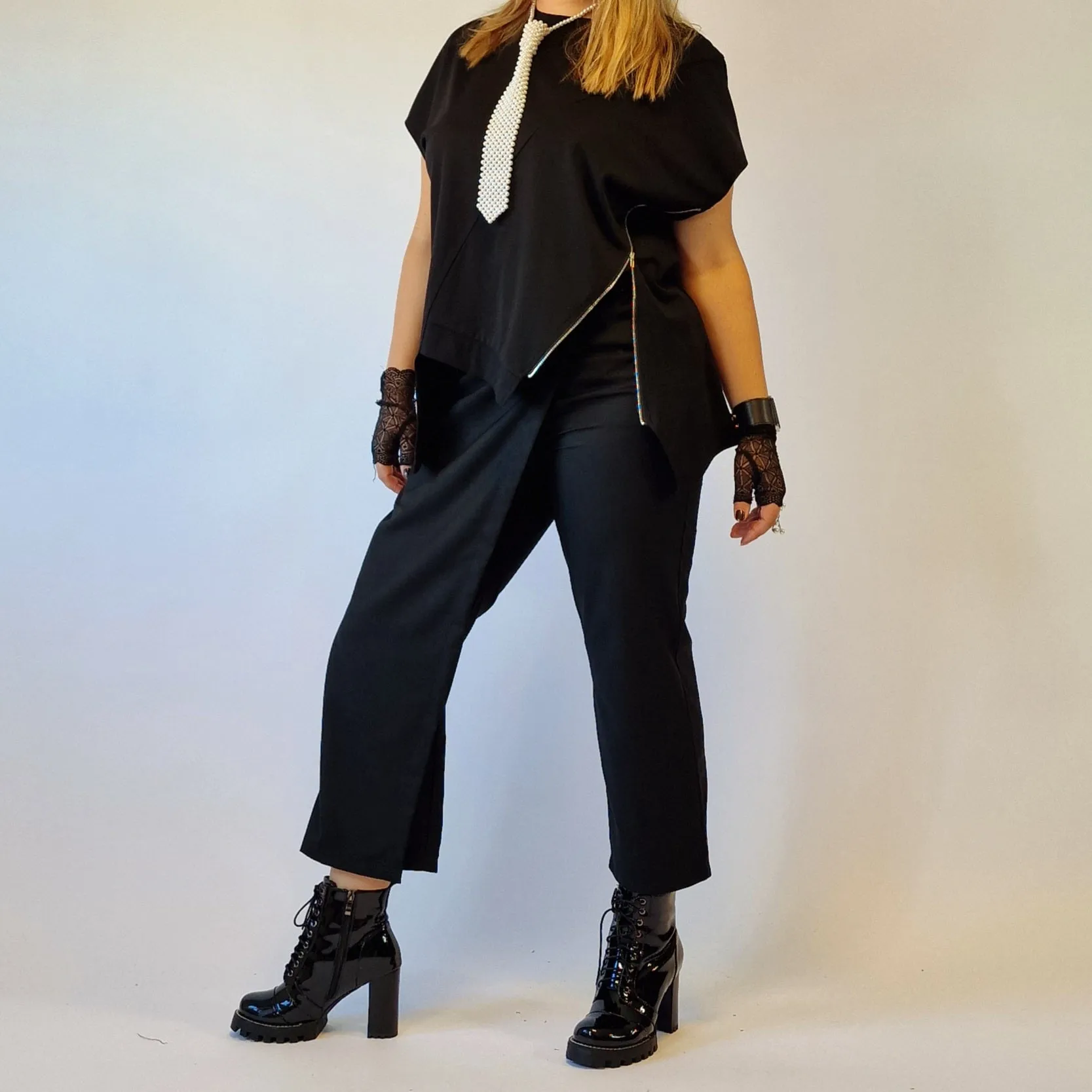Simple Moderne Zip it T-shirt