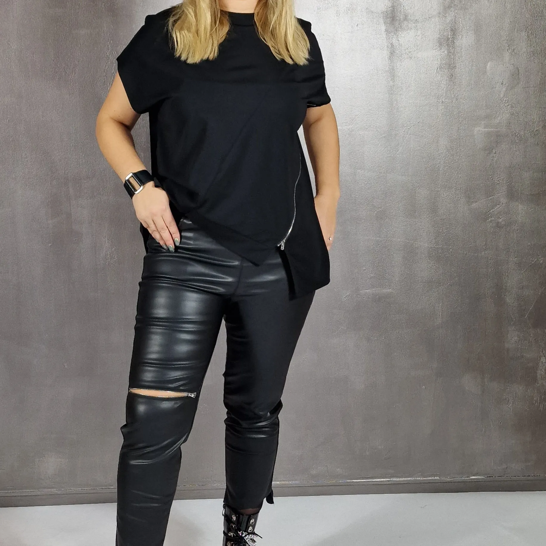 Simple Moderne Zip it T-shirt
