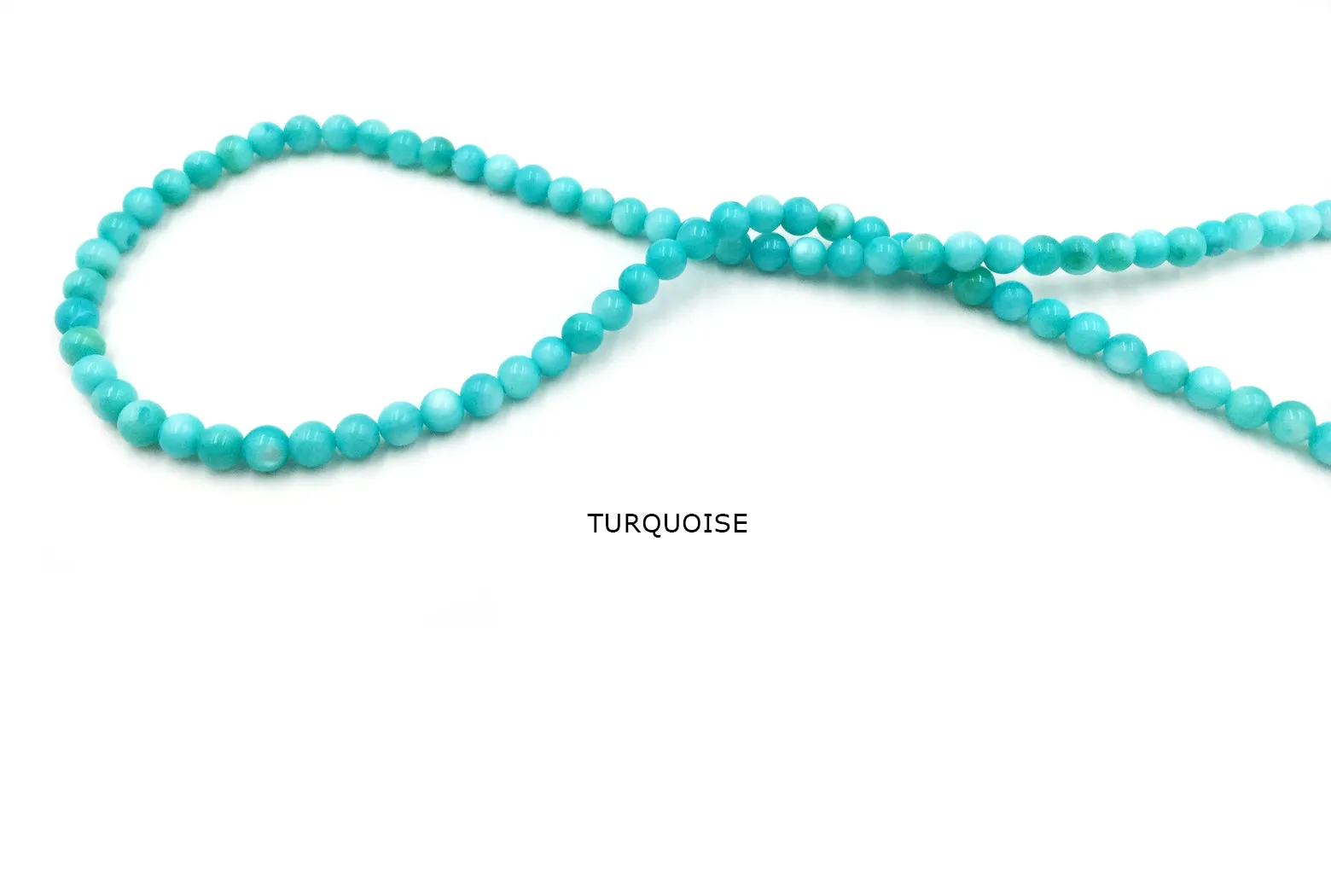 SP1066-3-19  Round Shells Bead 4mm CHOOSE COLOR BELOW