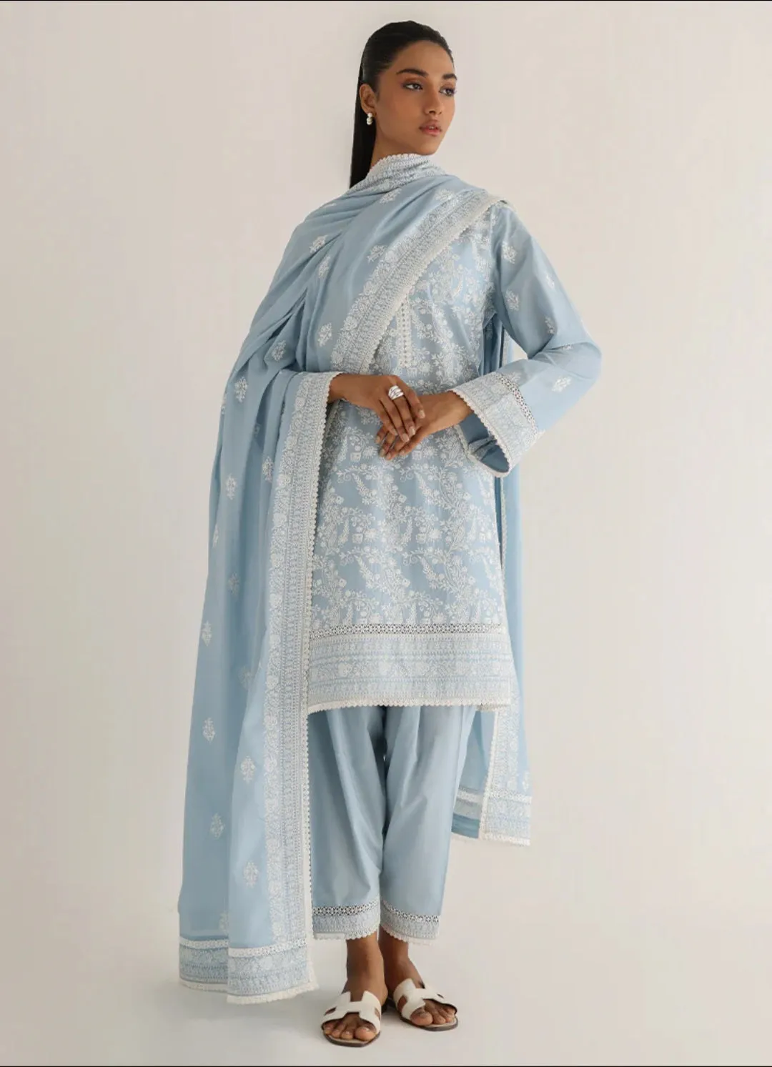 Spring Summer Pret '24 - Embroidered Kurta Set 19883